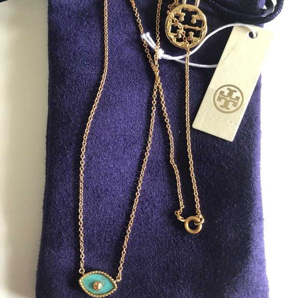 Tory Burch Jewelry Tory Burch Evil Eye Pendant Necklace Poshmark